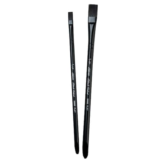 Silver Brush Limited Black Velvet® Square Wash Brushes Set